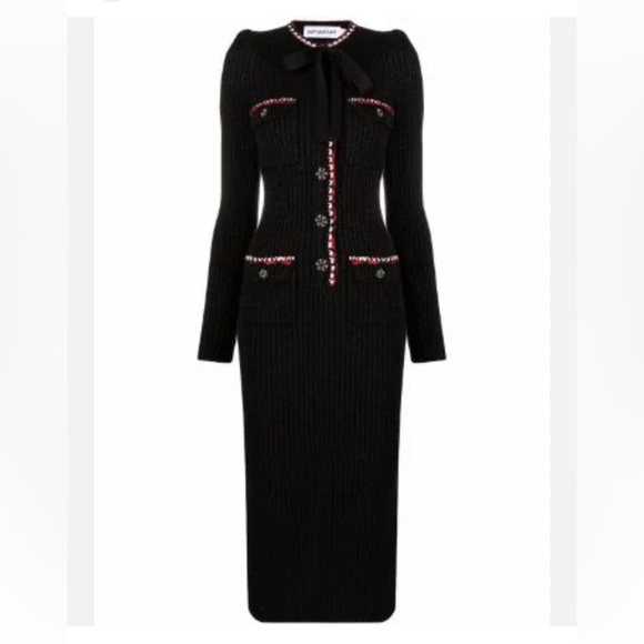Self Portrait Knit Long dress - Picture 2 of 9